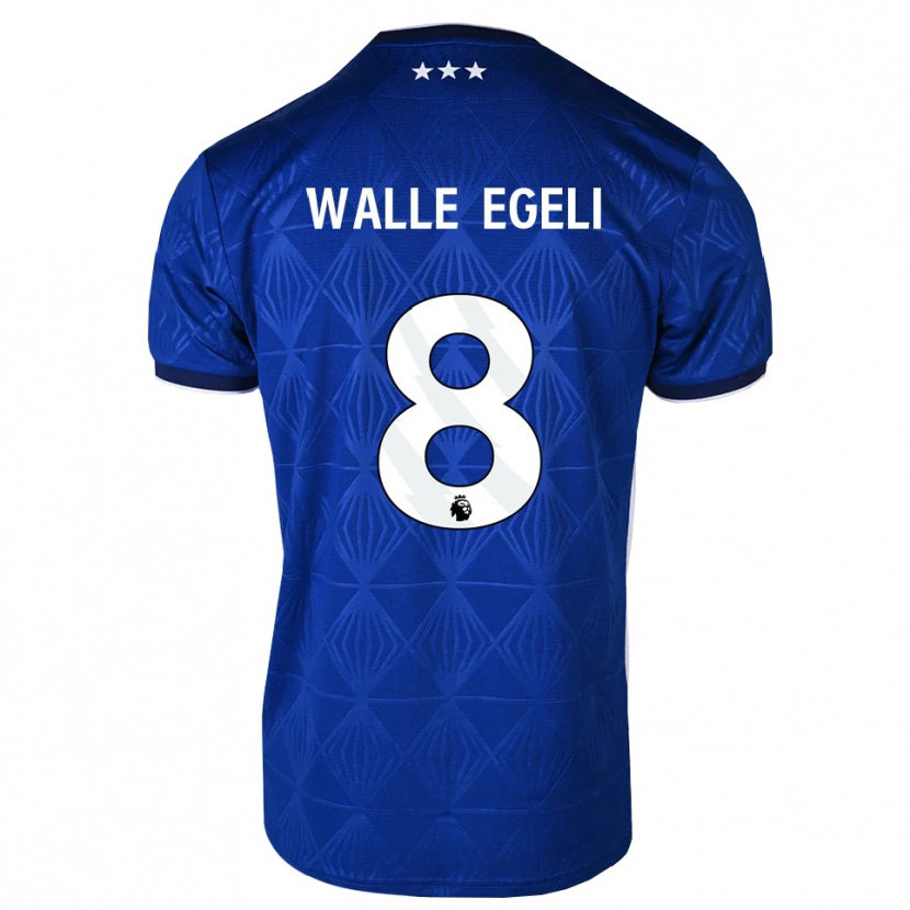 Danxen Damen Sindre Walle Egeli #8 Mittelblau Weiß Rot Heimtrikot Trikot 2026/27 T-Shirt Österreich