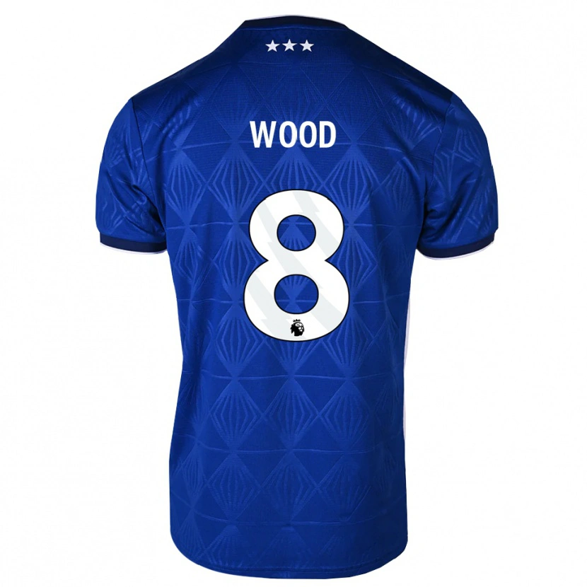 Danxen Damen Charlie Wood #8 Mittelblau Weiß Rot Heimtrikot Trikot 2026/27 T-Shirt Österreich