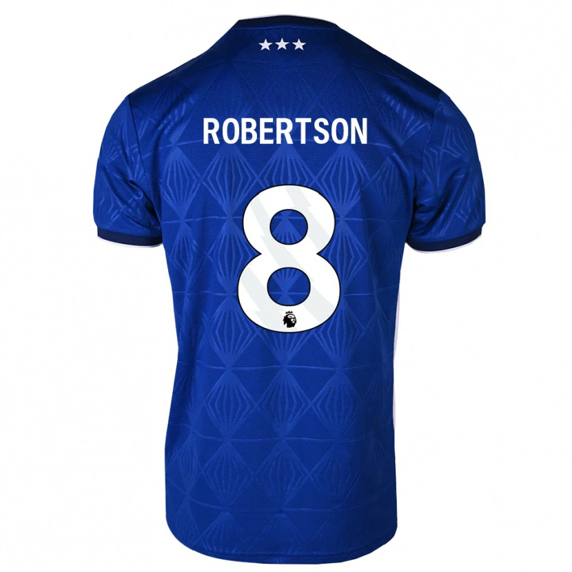 Danxen Damen Kyra Robertson #8 Mittelblau Weiß Rot Heimtrikot Trikot 2026/27 T-Shirt Österreich