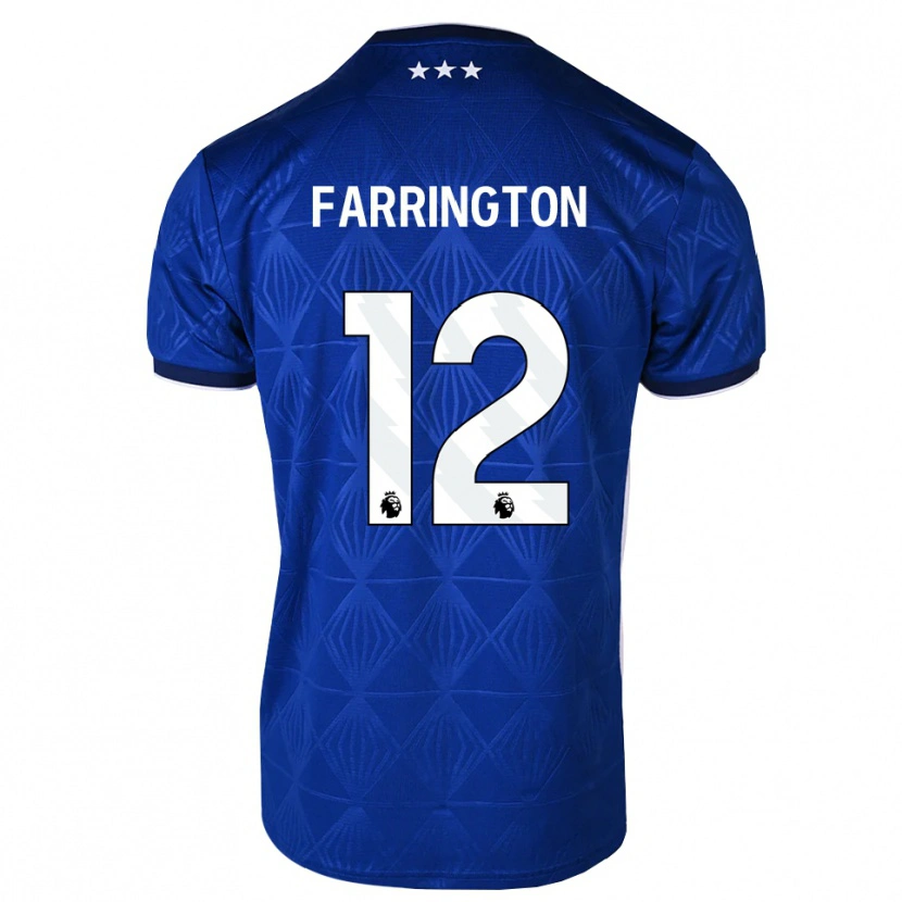Danxen Damen Noah Farrington #12 Mittelblau Weiß Rot Heimtrikot Trikot 2026/27 T-Shirt Österreich