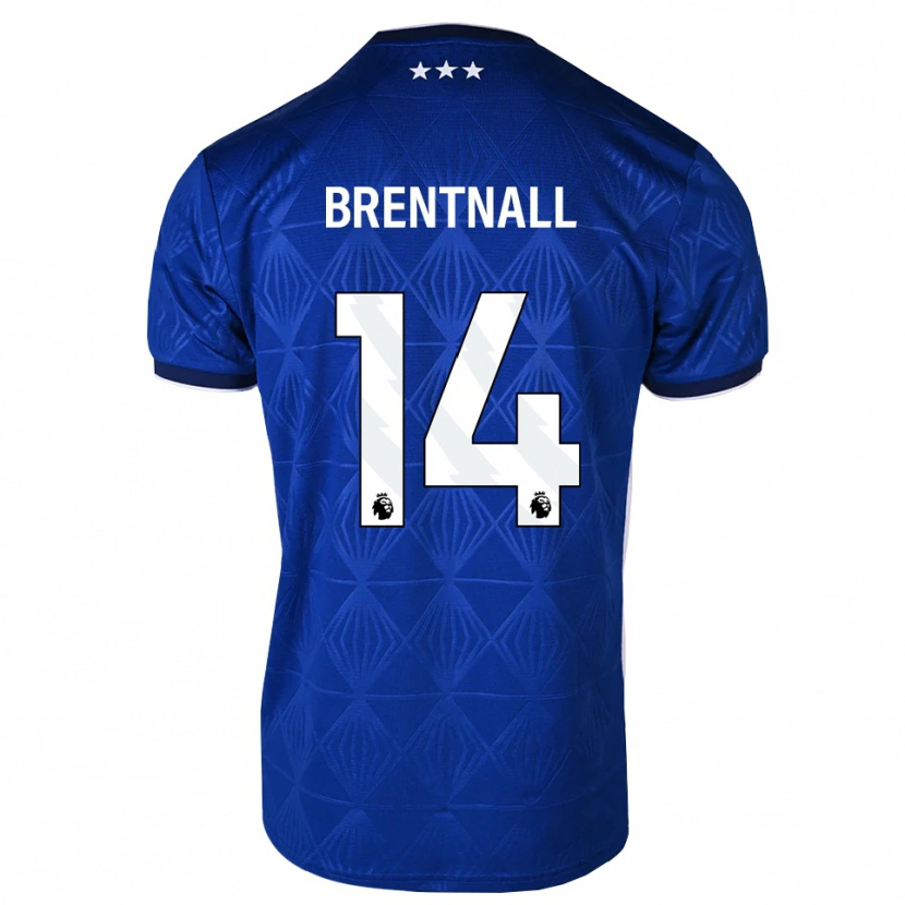 Danxen Damen James Brentnall #14 Mittelblau Weiß Rot Heimtrikot Trikot 2026/27 T-Shirt Österreich