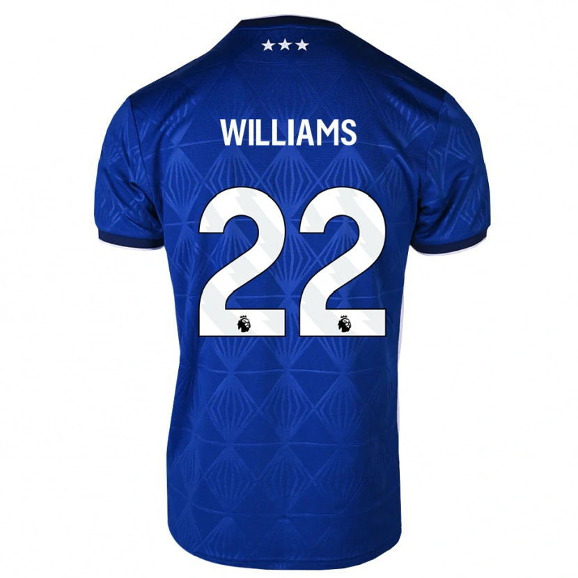 Danxen Damen Evie Williams #22 Mittelblau Weiß Rot Heimtrikot Trikot 2026/27 T-Shirt Österreich