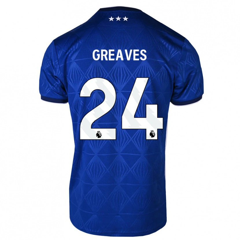 Danxen Damen Jacob Greaves #24 Mittelblau Weiß Rot Heimtrikot Trikot 2026/27 T-Shirt Österreich