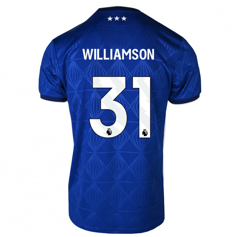 Danxen Damen Woody Williamson #31 Mittelblau Weiß Rot Heimtrikot Trikot 2026/27 T-Shirt Österreich