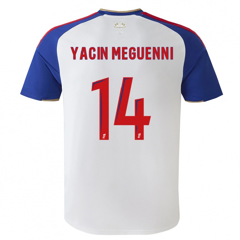 Danxen Damen Mohamed Yacin Meguenni #14 Königsblau Rot Weiß Heimtrikot Trikot 2026/27 T-Shirt Österreich
