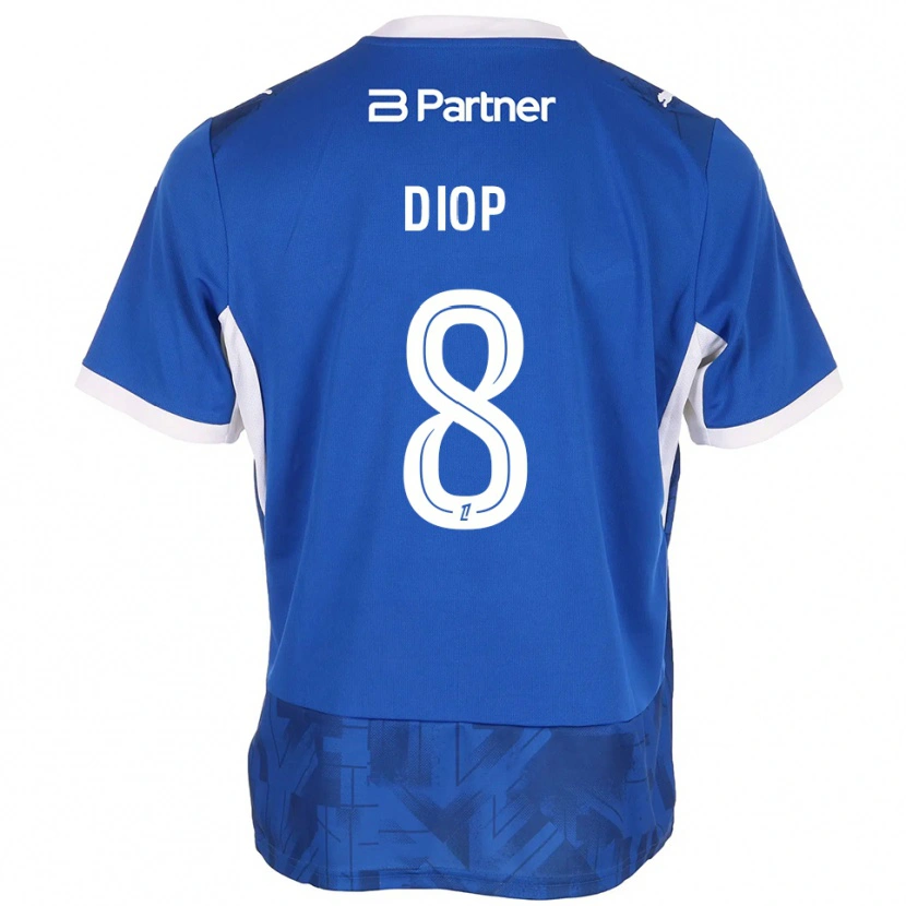 Danxen Damen Mouhamed Diop #8 Mittelblau Weiß Heimtrikot Trikot 2026/27 T-Shirt Österreich