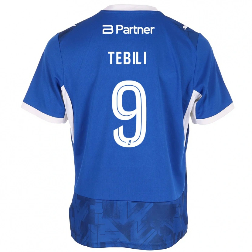 Danxen Damen David Tebili #9 Mittelblau Weiß Heimtrikot Trikot 2026/27 T-Shirt Österreich