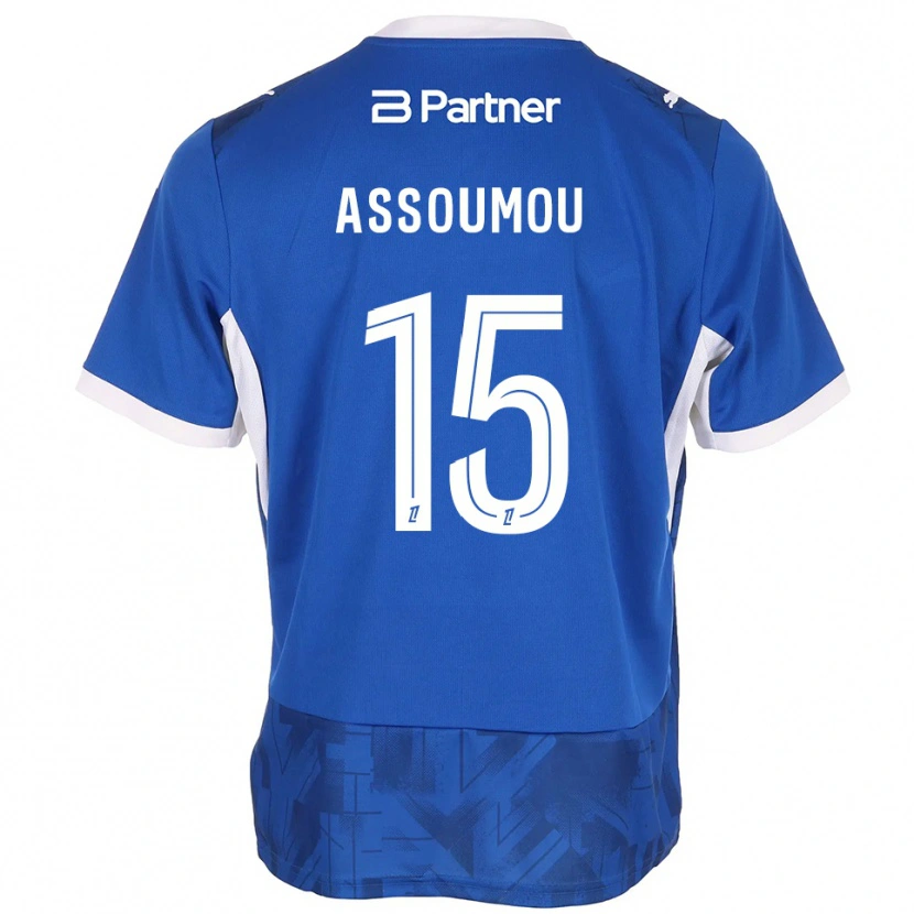 Danxen Damen Jaurès Assoumou #15 Mittelblau Weiß Heimtrikot Trikot 2026/27 T-Shirt Österreich