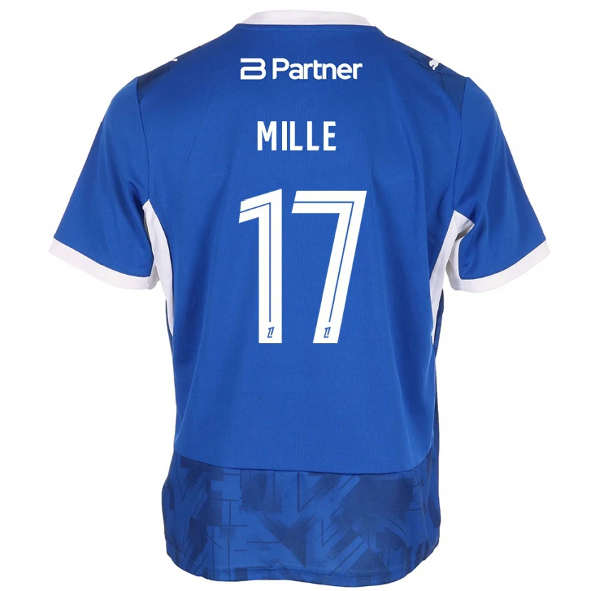 Danxen Damen Antoine Mille #17 Mittelblau Weiß Heimtrikot Trikot 2026/27 T-Shirt Österreich