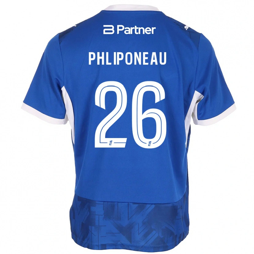 Danxen Damen Alexandre Phliponeau #26 Mittelblau Weiß Heimtrikot Trikot 2026/27 T-Shirt Österreich