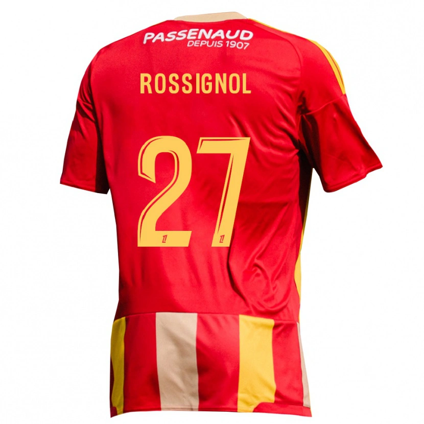 Danxen Damen Martin Rossignol #27 Rot Gelb Grün Heimtrikot Trikot 2026/27 T-Shirt Österreich