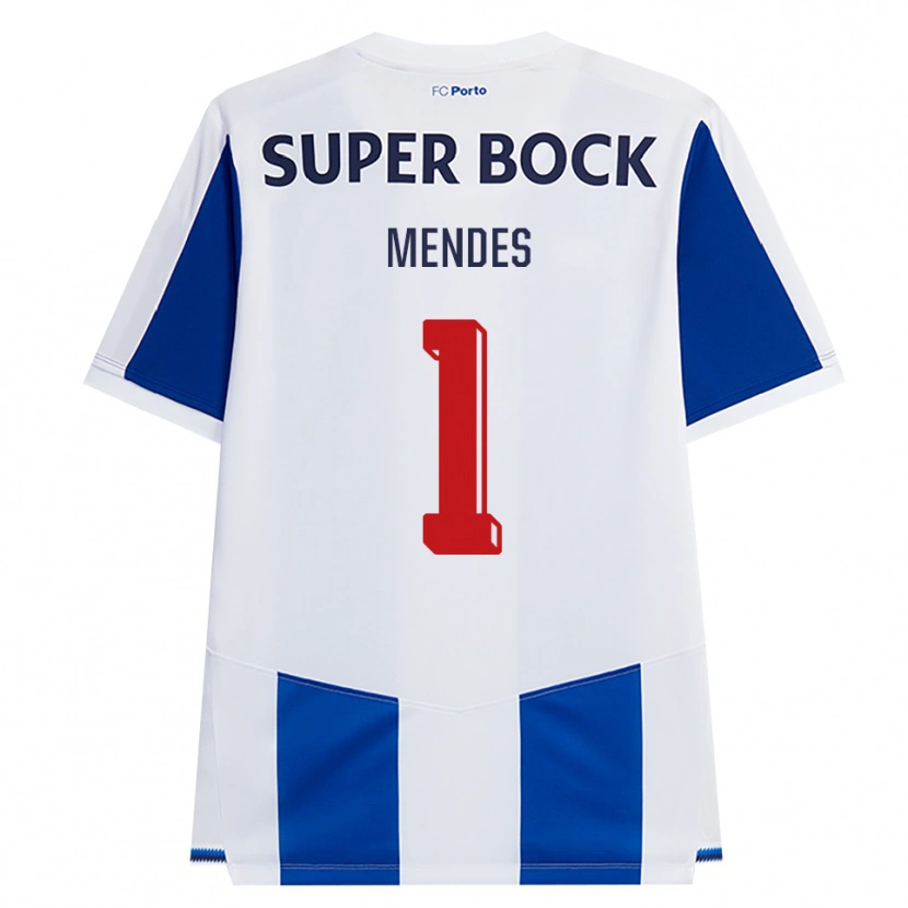 Danxen Damen Francisco Mendes #1 Blau Weiß Rot Heimtrikot Trikot 2026/27 T-Shirt Österreich