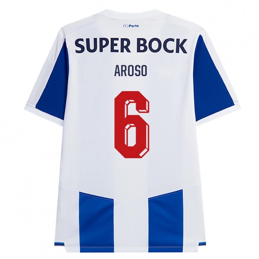 Danxen Damen Carolina Aroso #6 Blau Weiß Rot Heimtrikot Trikot 2026/27 T-Shirt Österreich