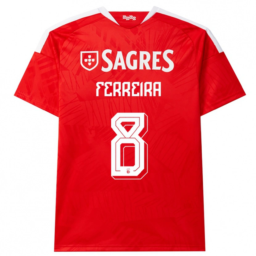 Danxen Damen Isaac Ferreira #8 Rot Weiß Gelb Heimtrikot Trikot 2026/27 T-Shirt Österreich
