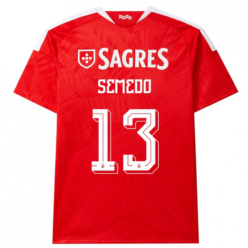Danxen Damen Benjamim Semedo #13 Rot Weiß Gelb Heimtrikot Trikot 2026/27 T-Shirt Österreich