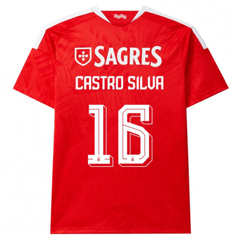 Danxen Damen Guilherme Castro #16 Rot Weiß Gelb Heimtrikot Trikot 2026/27 T-Shirt Österreich