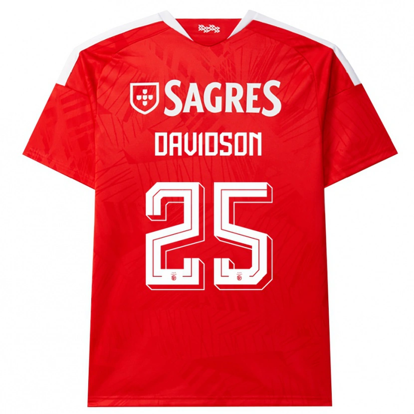 Danxen Damen Chandra Davidson #25 Rot Weiß Gelb Heimtrikot Trikot 2026/27 T-Shirt Österreich