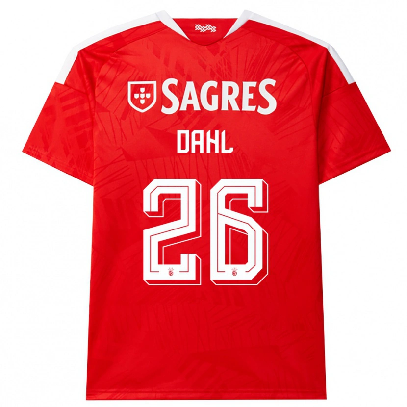 Danxen Damen Samuel Dahl #26 Rot Weiß Gelb Heimtrikot Trikot 2026/27 T-Shirt Österreich