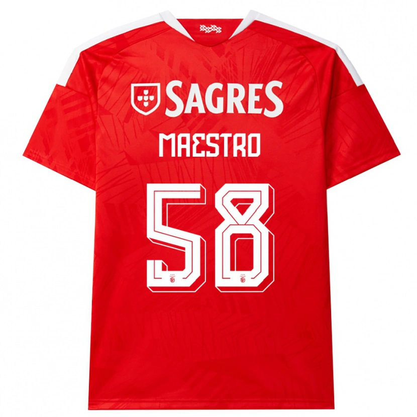 Danxen Damen Maestro #58 Rot Weiß Gelb Heimtrikot Trikot 2026/27 T-Shirt Österreich