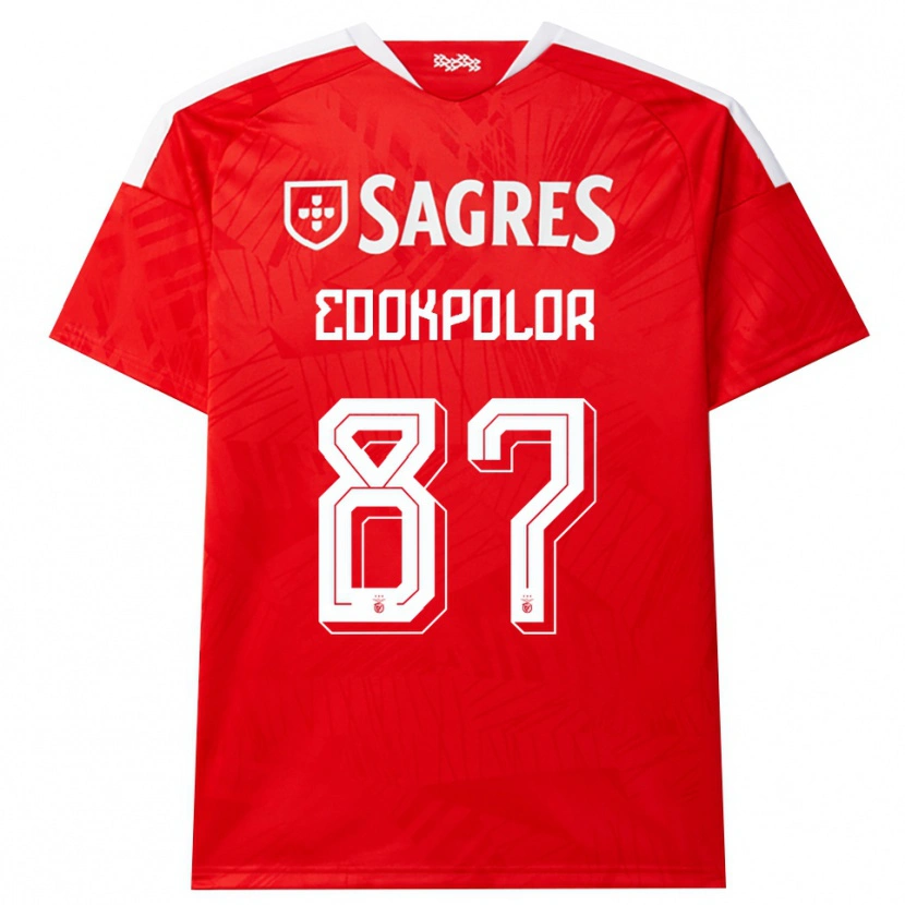 Danxen Damen Peter Edokpolor #87 Rot Weiß Gelb Heimtrikot Trikot 2026/27 T-Shirt Österreich