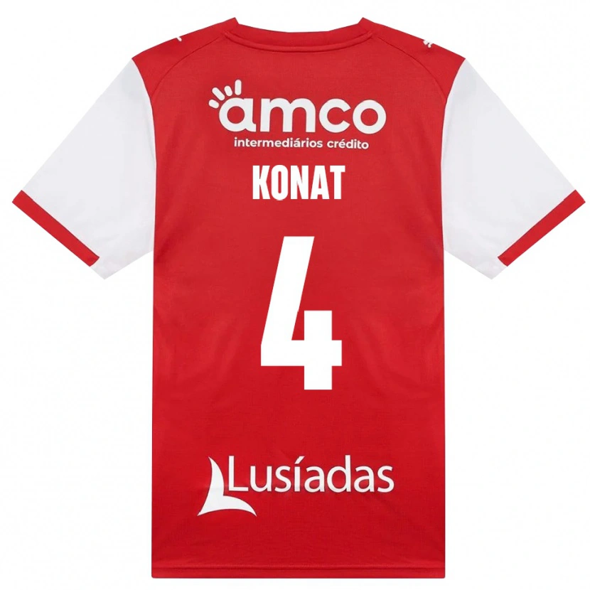 Danxen Damen Katarzyna Konat #4 Weiß Rot Schwarz Heimtrikot Trikot 2026/27 T-Shirt Österreich