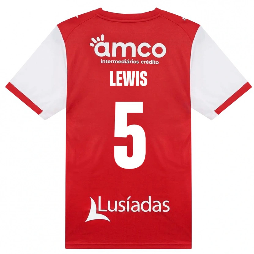 Danxen Damen Leah Lewis #5 Weiß Rot Schwarz Heimtrikot Trikot 2026/27 T-Shirt Österreich