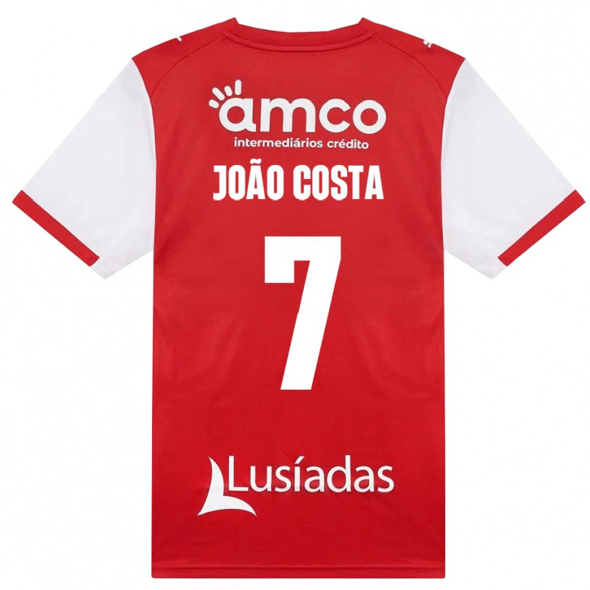 Danxen Damen João Costa #7 Weiß Rot Schwarz Heimtrikot Trikot 2026/27 T-Shirt Österreich
