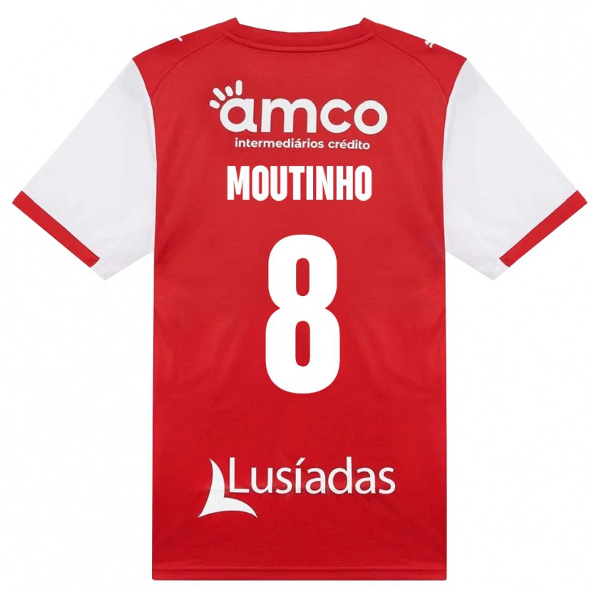 Danxen Damen João Moutinho #8 Weiß Rot Schwarz Heimtrikot Trikot 2026/27 T-Shirt Österreich