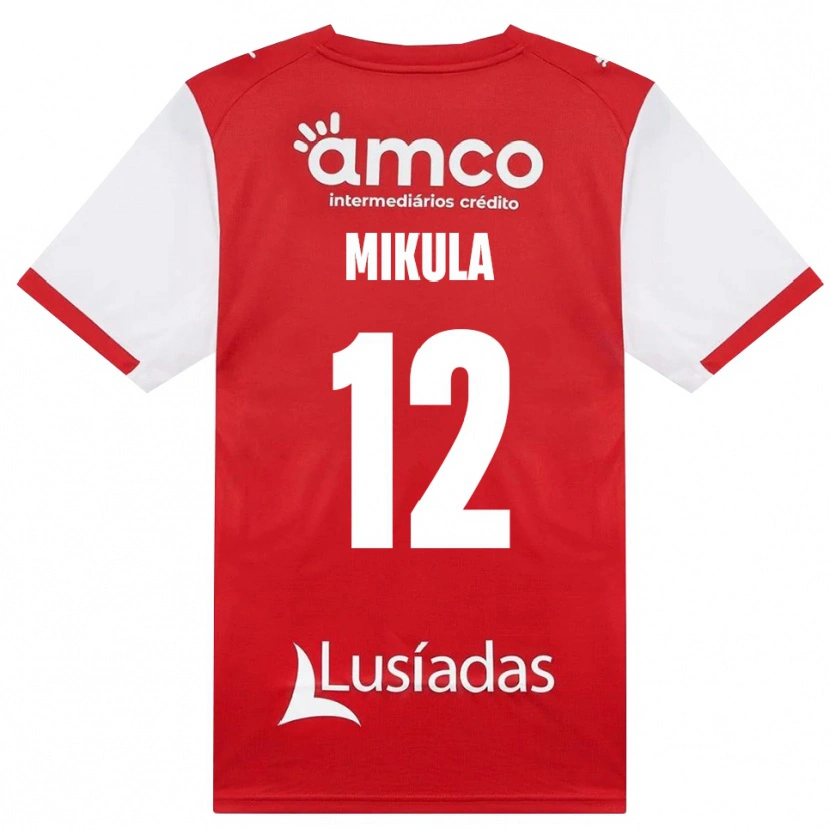 Danxen Damen Matviy Mikula #12 Weiß Rot Schwarz Heimtrikot Trikot 2026/27 T-Shirt Österreich