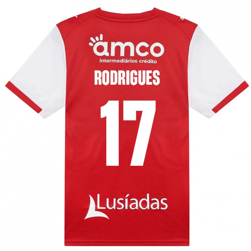 Danxen Damen Tânia Rodrigues #17 Weiß Rot Schwarz Heimtrikot Trikot 2026/27 T-Shirt Österreich