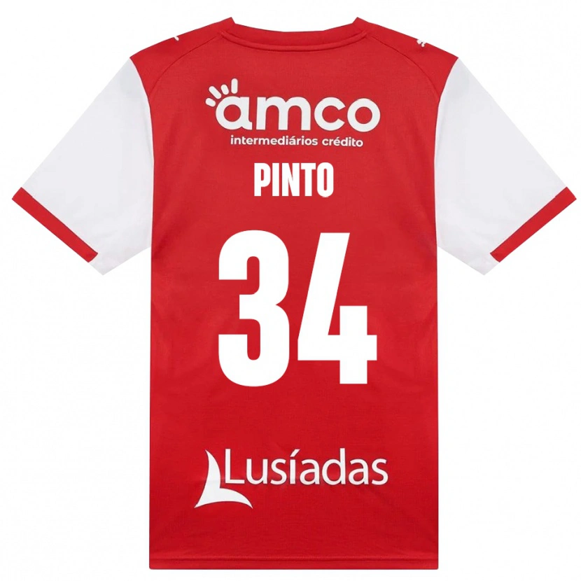 Danxen Damen Ana Pinto #34 Weiß Rot Schwarz Heimtrikot Trikot 2026/27 T-Shirt Österreich