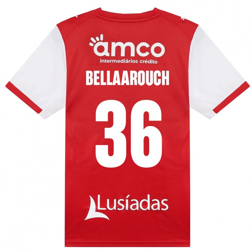 Danxen Damen Alaa Bellaarouch #36 Weiß Rot Schwarz Heimtrikot Trikot 2026/27 T-Shirt Österreich