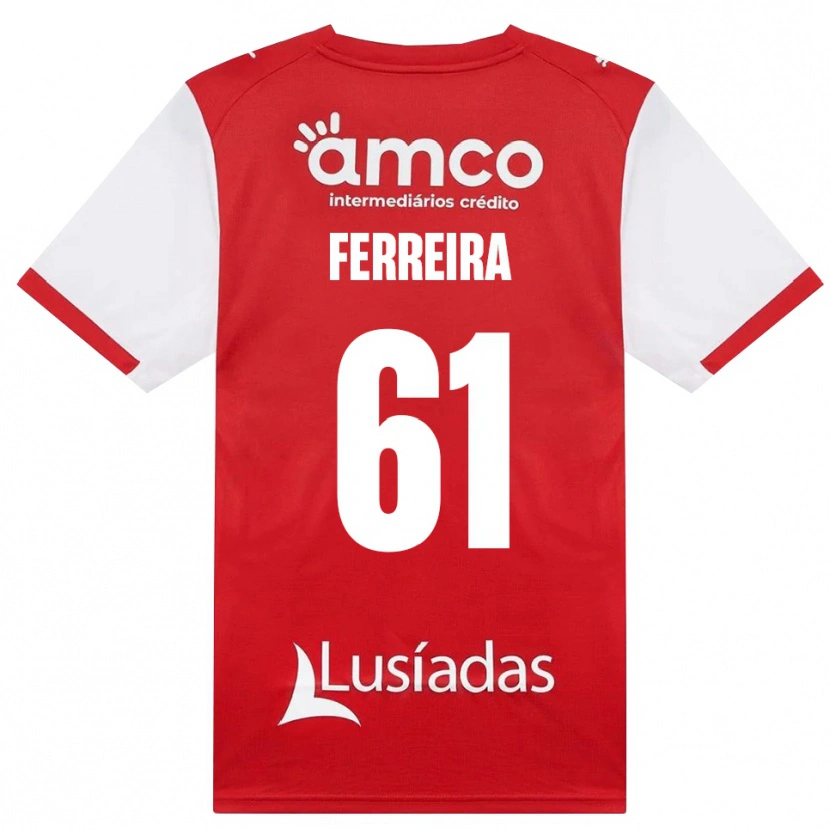 Danxen Damen Tiago Ferreira #61 Weiß Rot Schwarz Heimtrikot Trikot 2026/27 T-Shirt Österreich