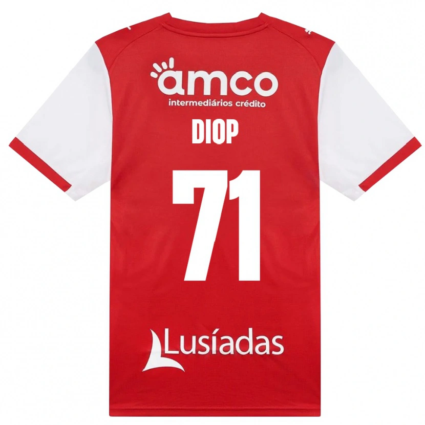 Danxen Damen Mamadou Diop #71 Weiß Rot Schwarz Heimtrikot Trikot 2026/27 T-Shirt Österreich