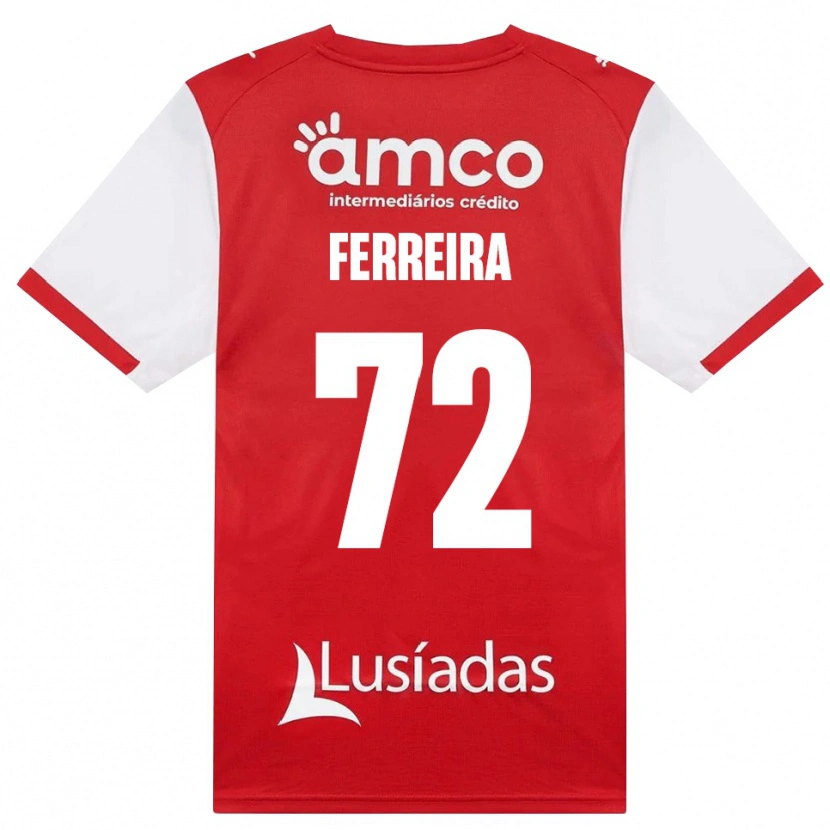 Danxen Damen André Ferreira #72 Weiß Rot Schwarz Heimtrikot Trikot 2026/27 T-Shirt Österreich