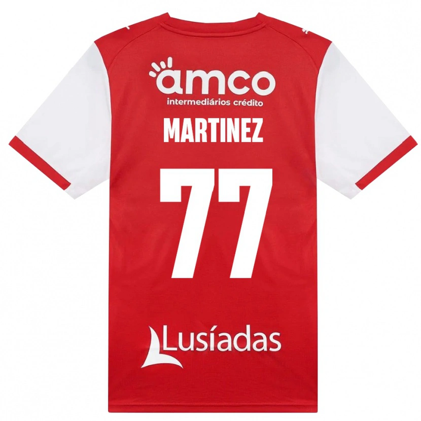 Danxen Damen Gabri Martínez #77 Weiß Rot Schwarz Heimtrikot Trikot 2026/27 T-Shirt Österreich