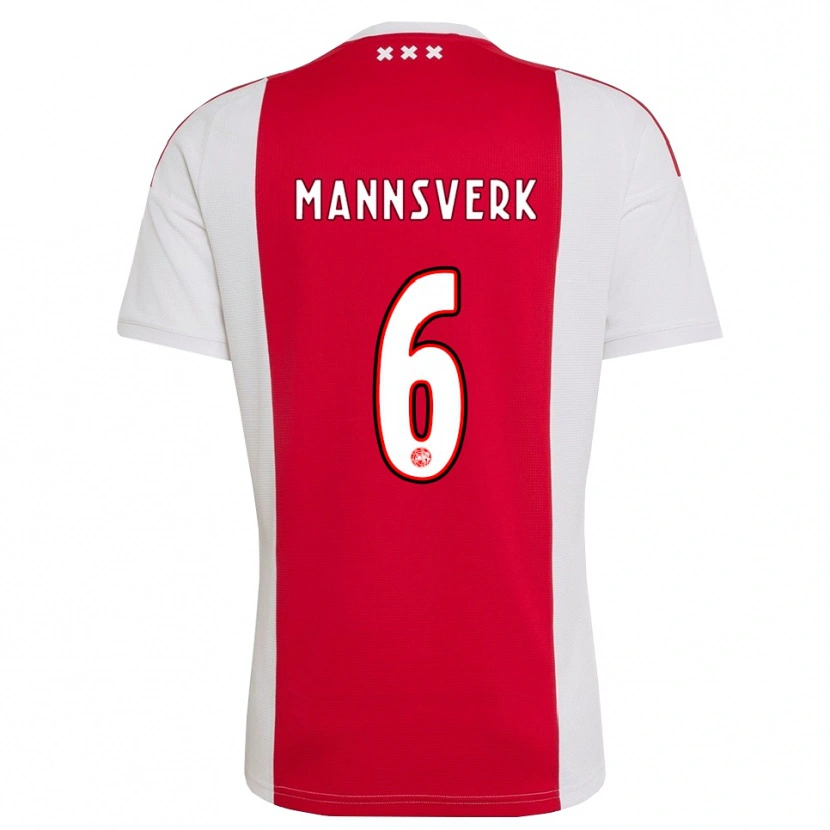 Danxen Damen Sivert Mannsverk #6 Rot Weiß Gelb Heimtrikot Trikot 2026/27 T-Shirt Österreich
