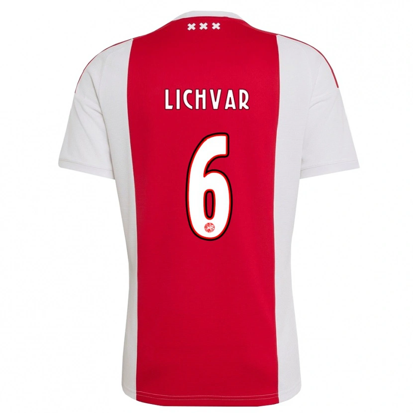 Danxen Damen Roman Lichvar #6 Rot Weiß Gelb Heimtrikot Trikot 2026/27 T-Shirt Österreich