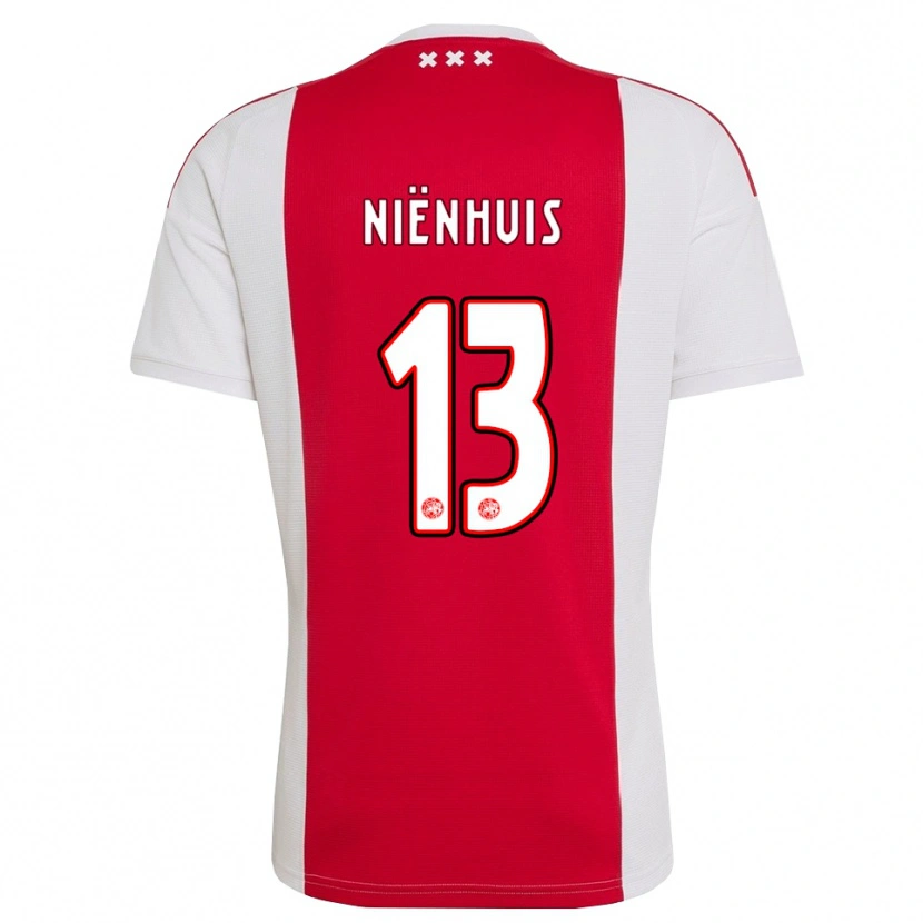 Danxen Damen Lois Niënhuis #13 Rot Weiß Gelb Heimtrikot Trikot 2026/27 T-Shirt Österreich