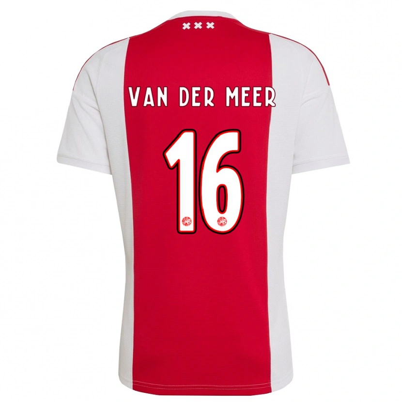Danxen Damen Reno Van Der Meer #16 Rot Weiß Gelb Heimtrikot Trikot 2026/27 T-Shirt Österreich