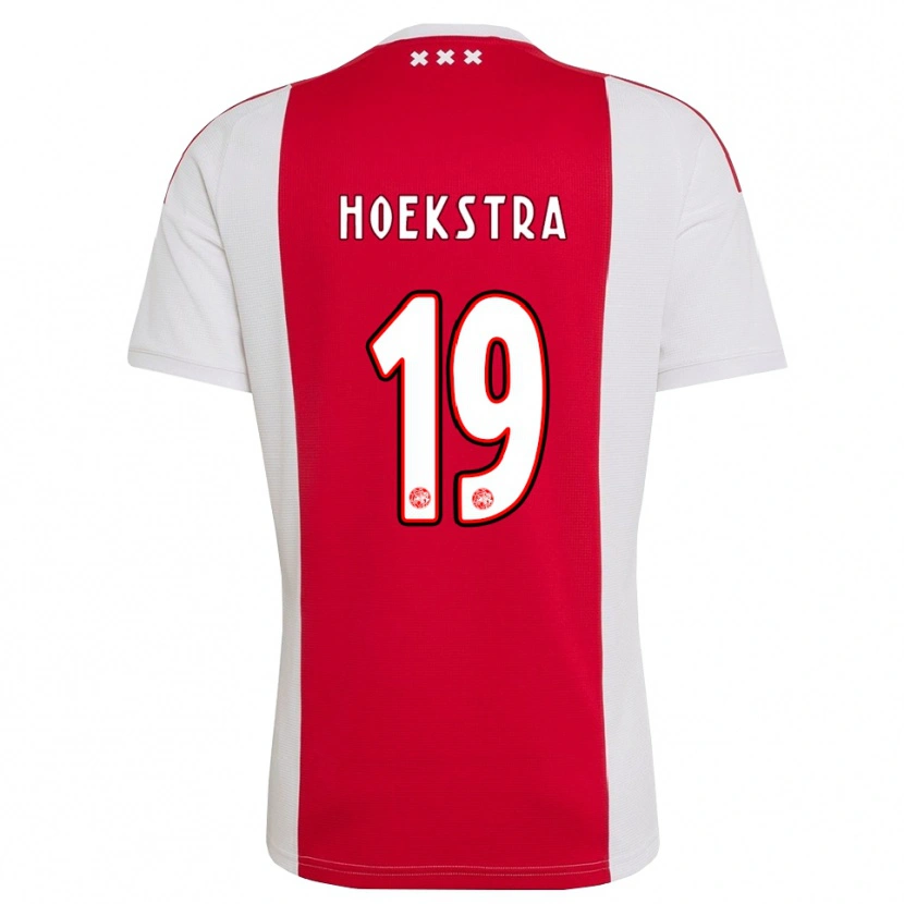 Danxen Damen Tiny Hoekstra #19 Rot Weiß Gelb Heimtrikot Trikot 2026/27 T-Shirt Österreich