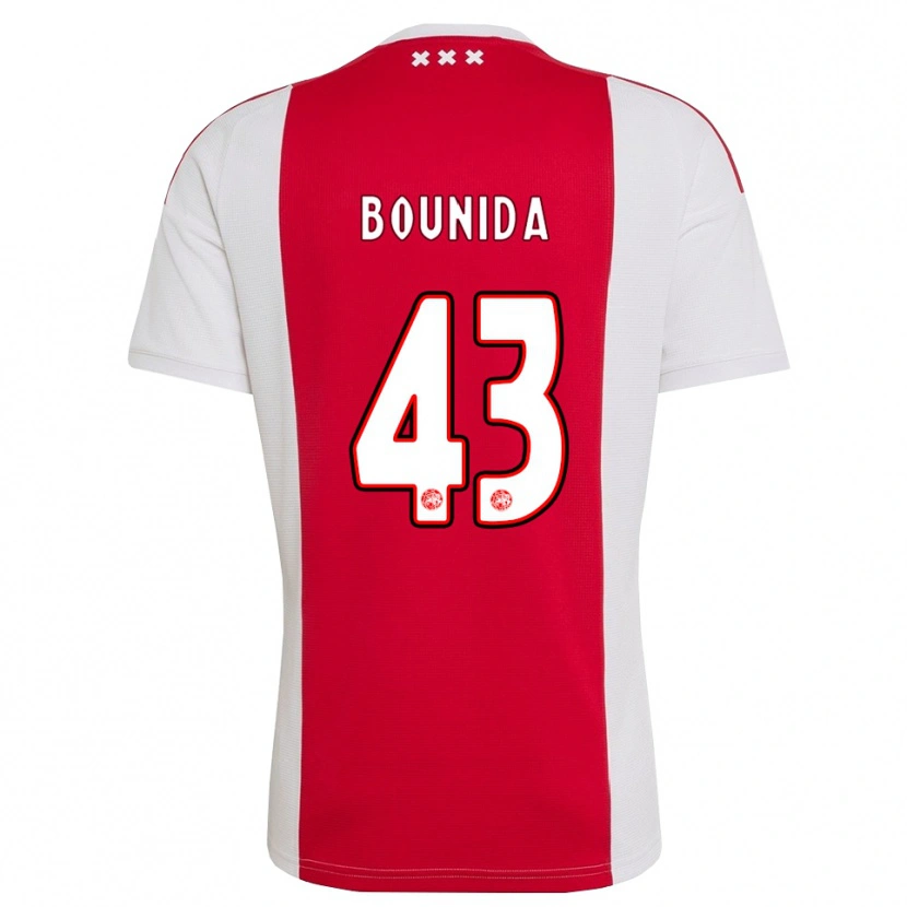Danxen Damen Rayane Bounida #43 Rot Weiß Gelb Heimtrikot Trikot 2026/27 T-Shirt Österreich