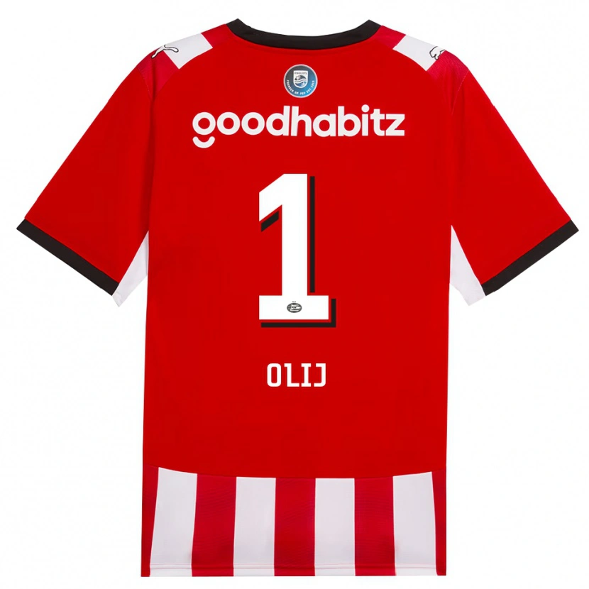 Danxen Damen Nick Olij #1 Rot Weiß Schwarz Heimtrikot Trikot 2026/27 T-Shirt Österreich