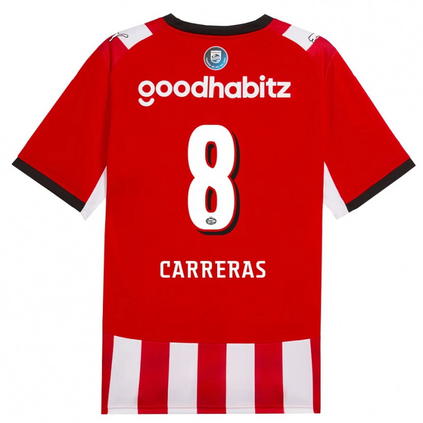 Danxen Damen Georgina Carreras #8 Rot Weiß Schwarz Heimtrikot Trikot 2026/27 T-Shirt Österreich
