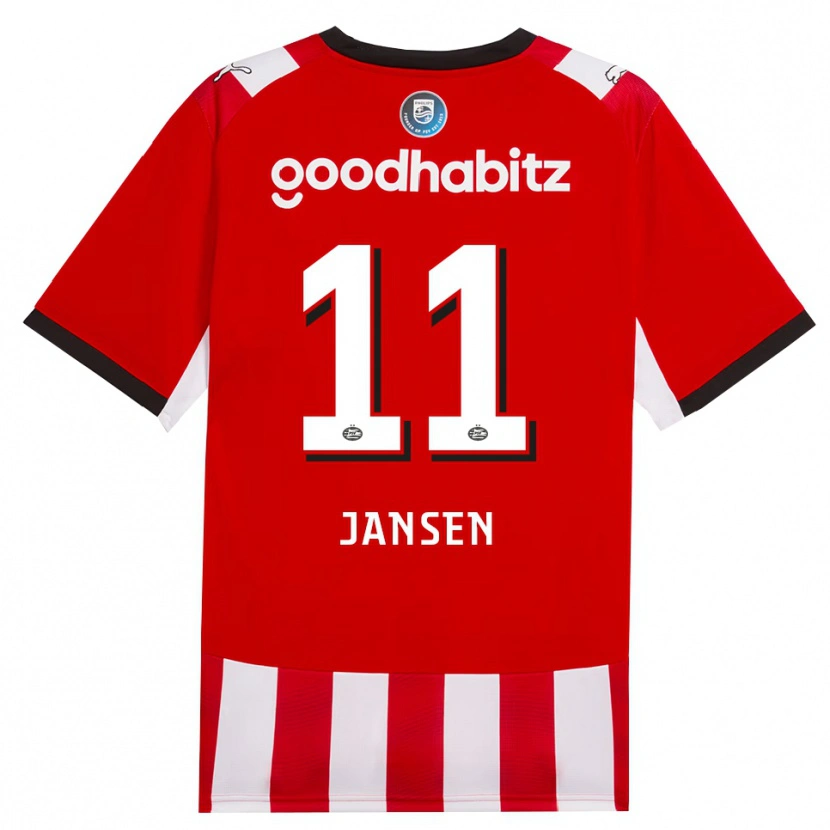 Danxen Damen Renate Jansen #11 Rot Weiß Schwarz Heimtrikot Trikot 2026/27 T-Shirt Österreich