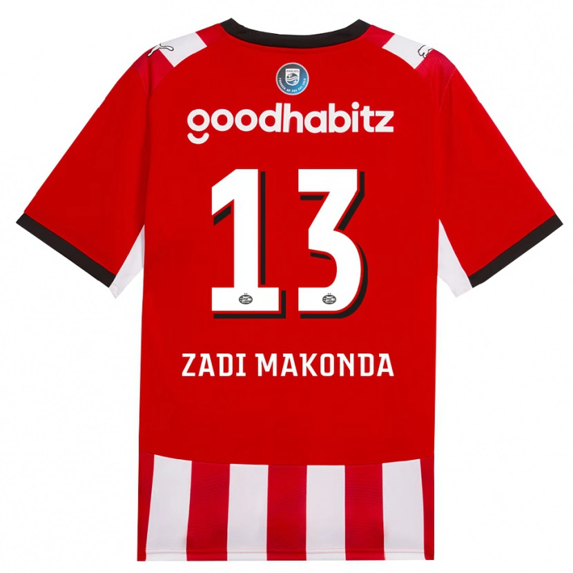 Danxen Damen David Zadi Makonda #13 Rot Weiß Schwarz Heimtrikot Trikot 2026/27 T-Shirt Österreich