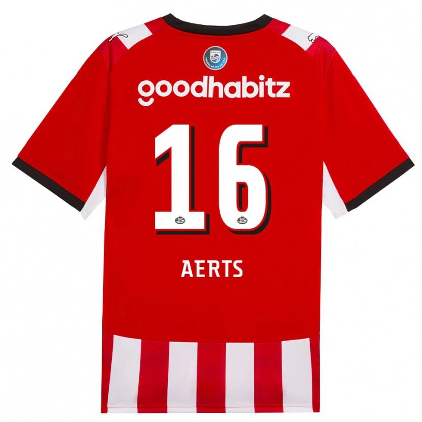 Danxen Damen Kane Aerts #16 Rot Weiß Schwarz Heimtrikot Trikot 2026/27 T-Shirt Österreich