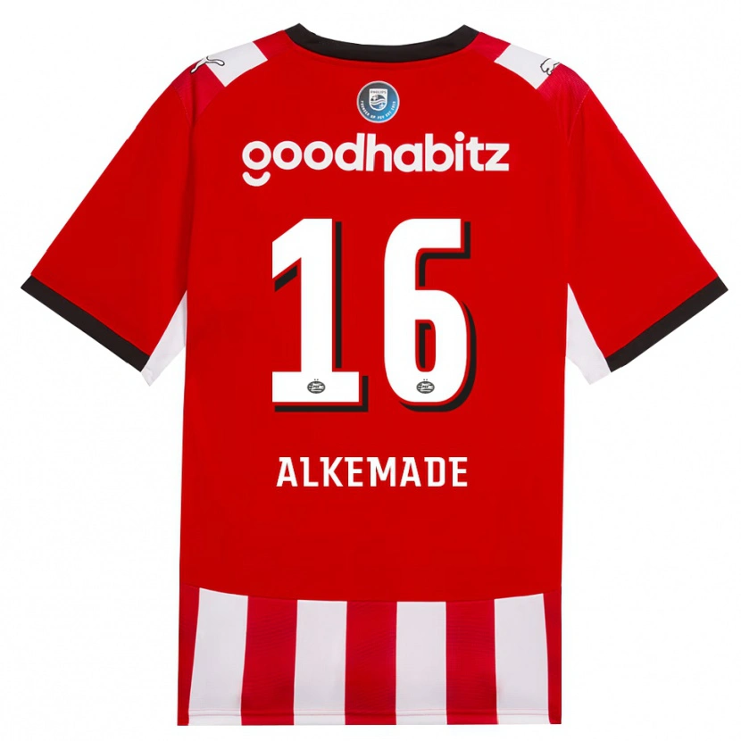 Danxen Damen Lisan Alkemade #16 Rot Weiß Schwarz Heimtrikot Trikot 2026/27 T-Shirt Österreich