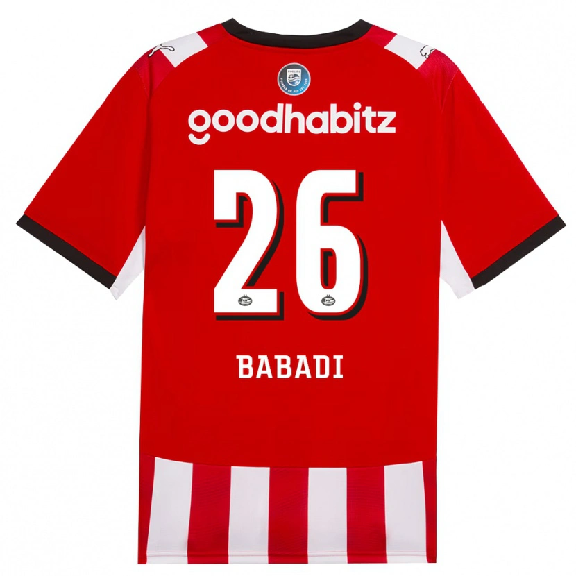 Danxen Damen Isaac Babadi #26 Rot Weiß Schwarz Heimtrikot Trikot 2026/27 T-Shirt Österreich