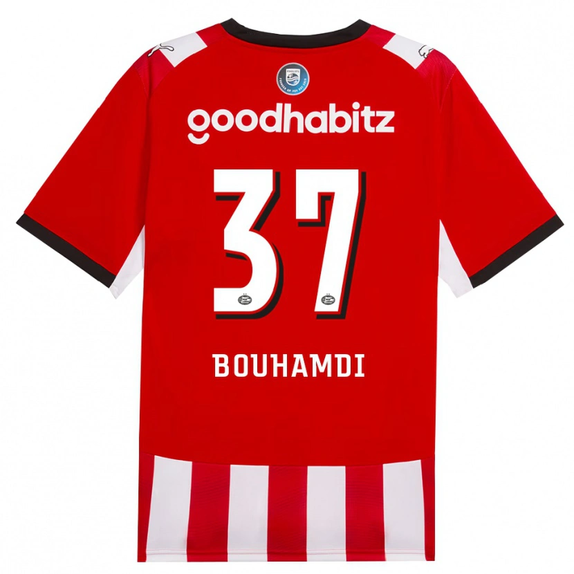 Danxen Damen Amir Bouhamdi #37 Rot Weiß Schwarz Heimtrikot Trikot 2026/27 T-Shirt Österreich
